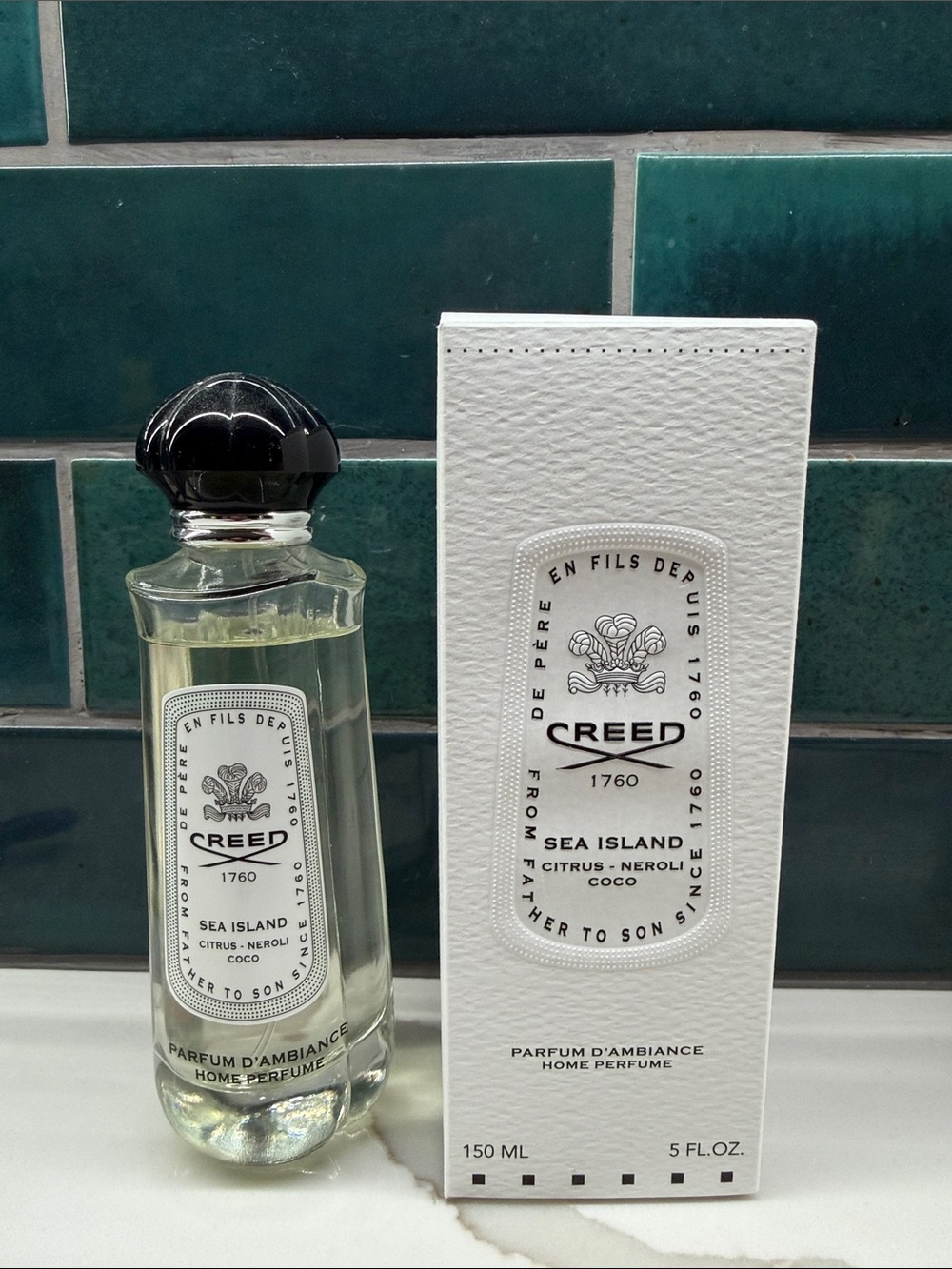 Creed Sea Island Home Perfume – Clear Bottle with Black Cap - Picture 6 of 6